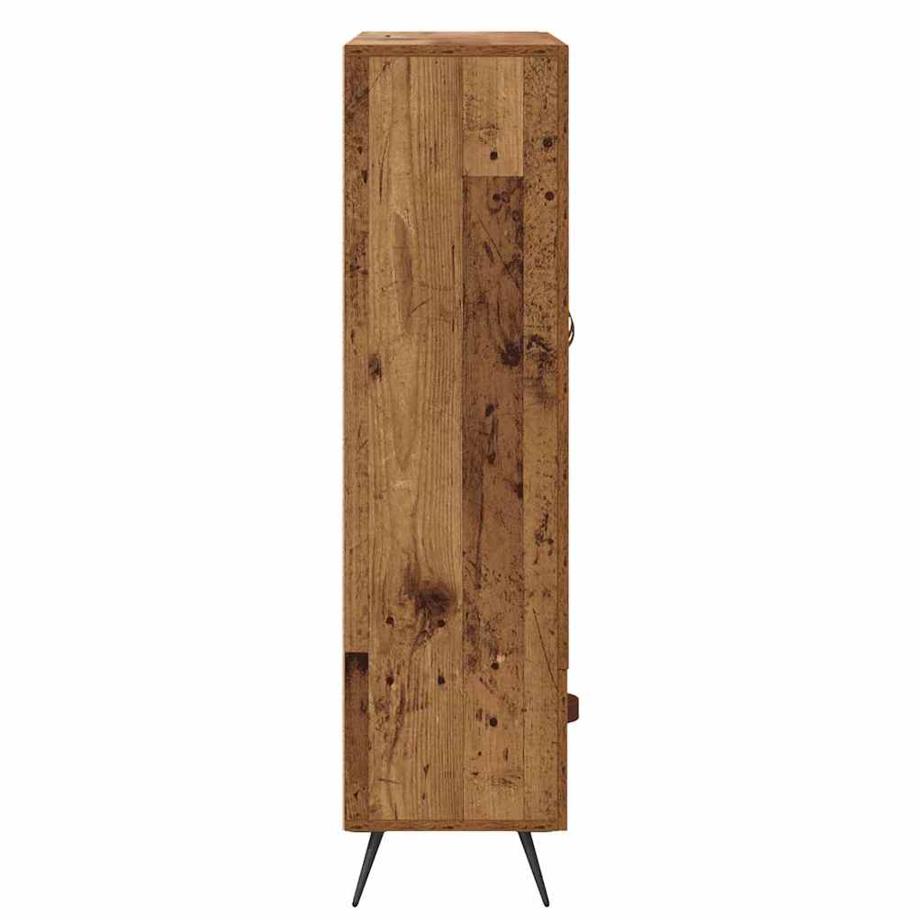 Credenza con cassetto Legno vecchio 69,5 x 31 x 115 cm