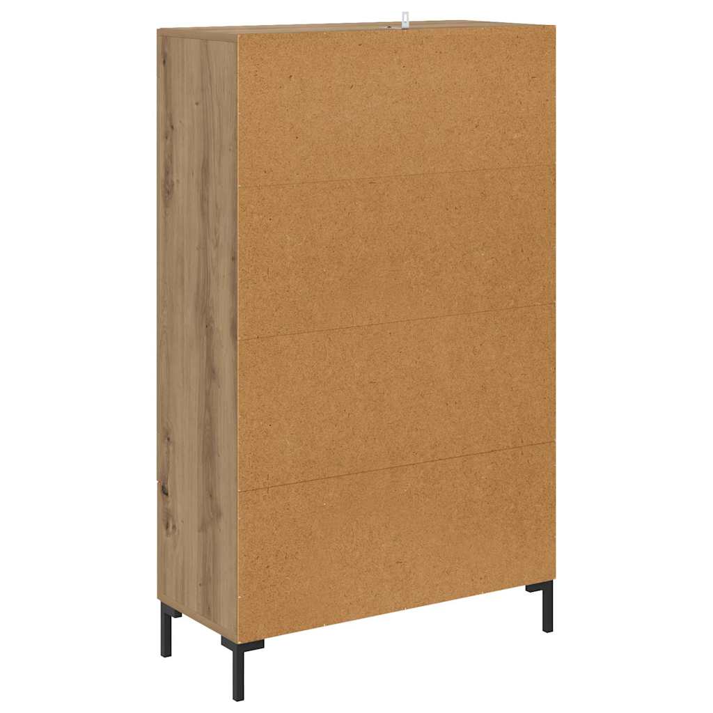 Credenza con cassetto Rovere artigianale 69,5 x 31 x 115 cm
