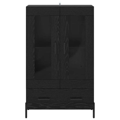 Credenza con cassetto Corona Rovere Nero 69,5 x 31 x 115 cm