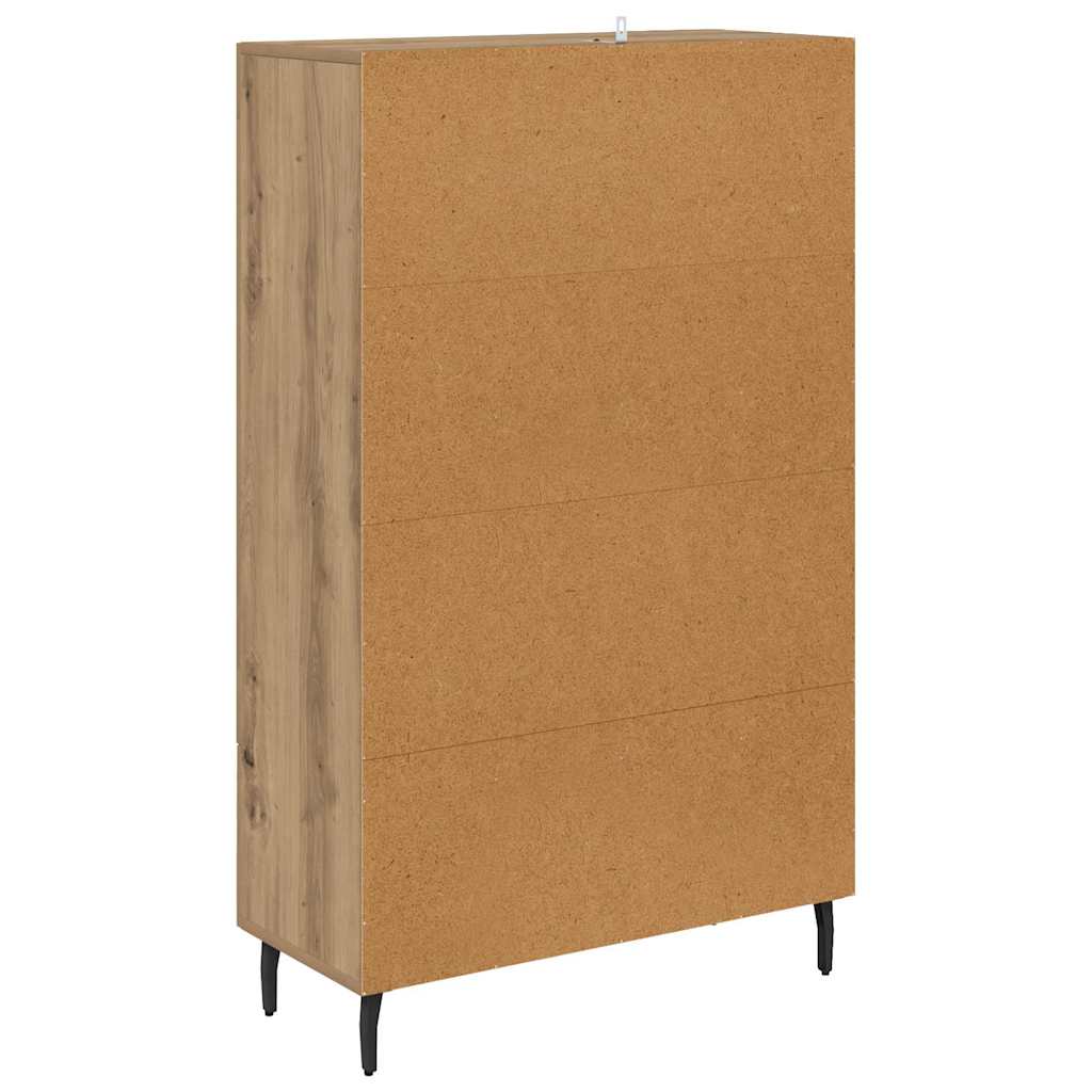 Credenza con cassetto Rovere artigianale 69,5 x 31 x 115 cm