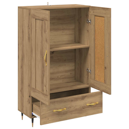 Credenza con cassetto Rovere artigianale 69,5 x 31 x 115 cm | homemem39