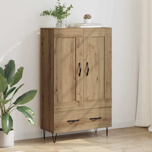 Credenza con cassetto Rovere artigianale 69,5 x 31 x 115 cm