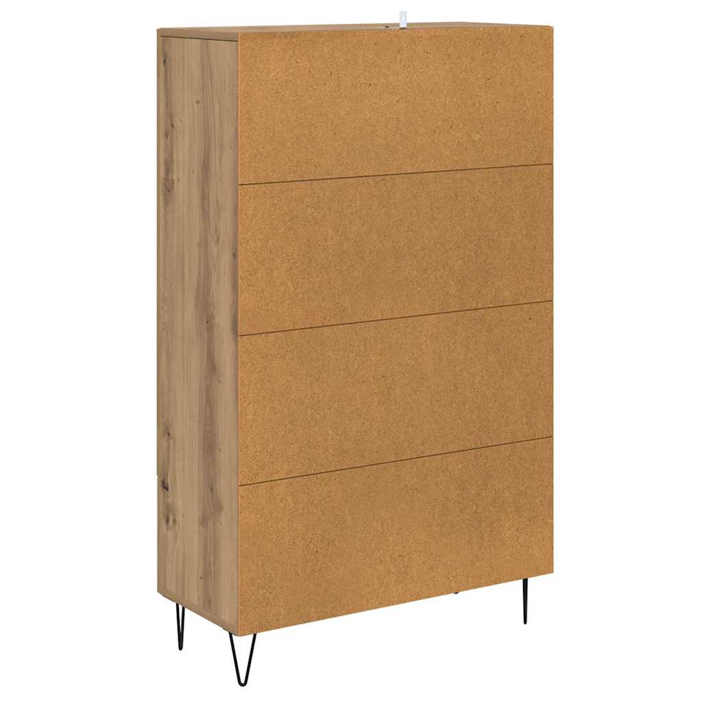 Credenza con cassetto Rovere artigianale 69,5 x 31 x 115 cm