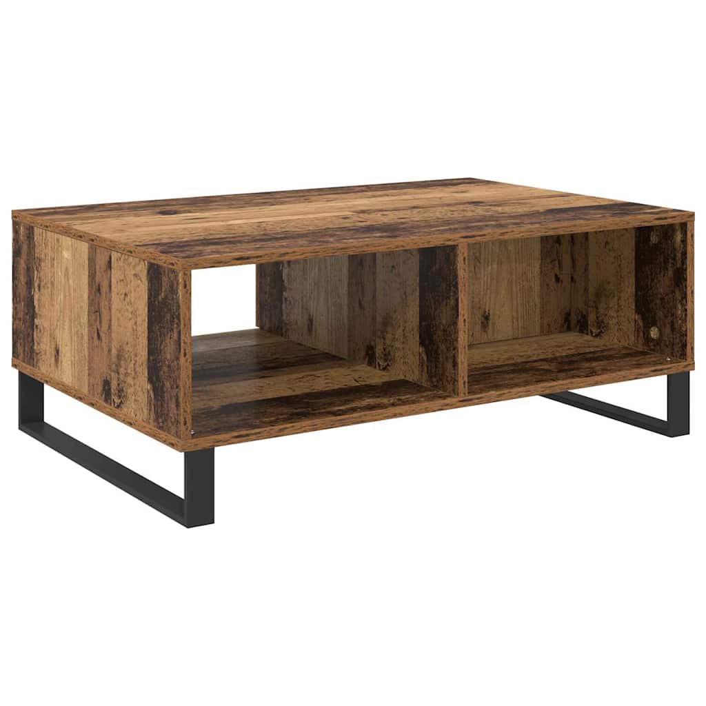 Tavolino da salotto Legno vecchio 90 x 60 x 35 cm