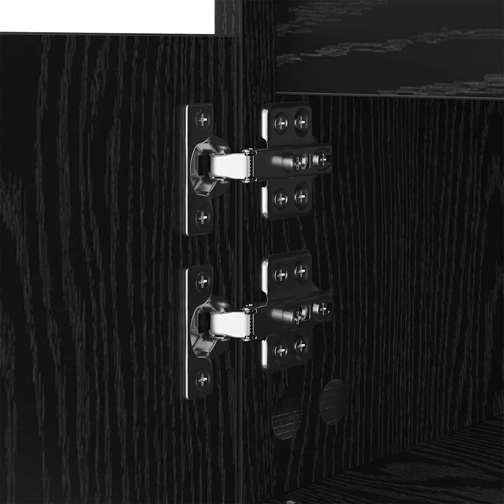 Tavolino da salotto Rovere Nero 90 x 60 x 35 cm