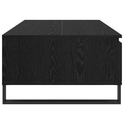 Tavolino da salotto Rovere Nero 90 x 60 x 35 cm