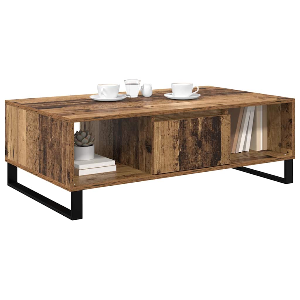 Tavolino da salotto Legno vecchio 104 x 60 x 35 cm