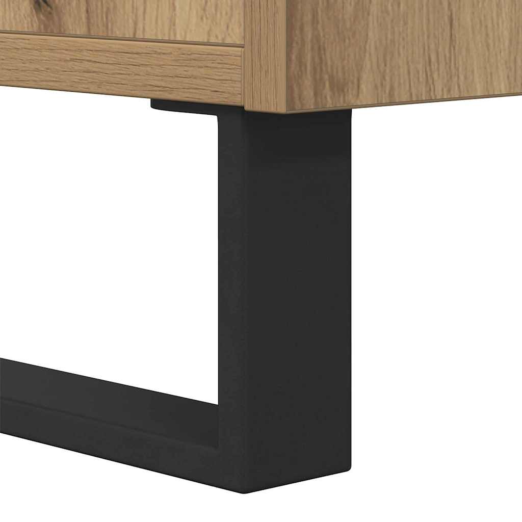 Tavolino da salotto Rovere artigianale 104 x 60 x 35 cm | homemem39