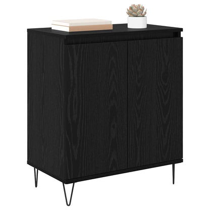 Credenza Rovere Nero 60 x 35 x 70 cm Legno multistrato