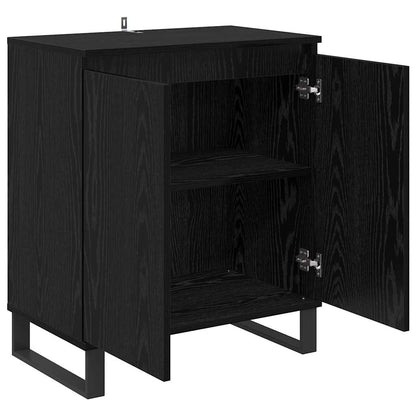 Credenza Rovere Nero 60 x 35 x 70 cm Legno multistrato