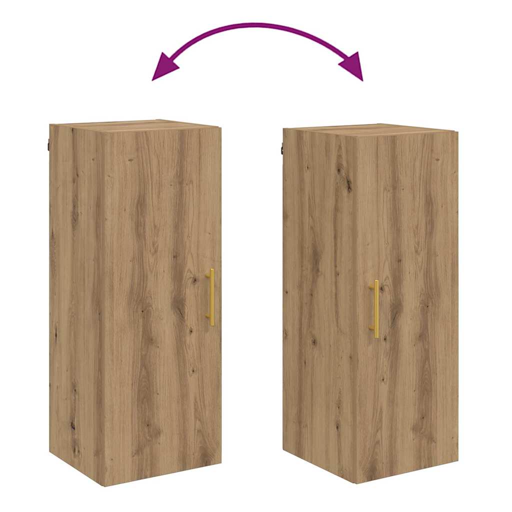 Pensile Rovere artigianale 34,5 x 34 x 90 cm Legno multistrato | homemem39