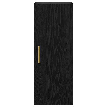 Pensile Rovere Nero 34,5 x 34 x 90 cm Legno multistrato