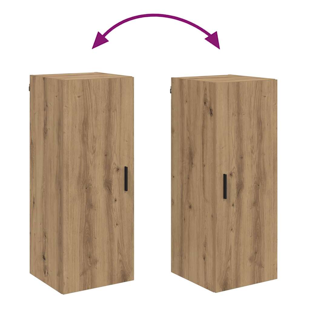 Pensile Rovere artigianale 34,5 x 34 x 90 cm Legno multistrato | homemem39