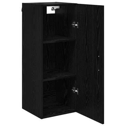 Pensile Rovere Nero 34,5 x 34 x 90 cm Legno multistrato