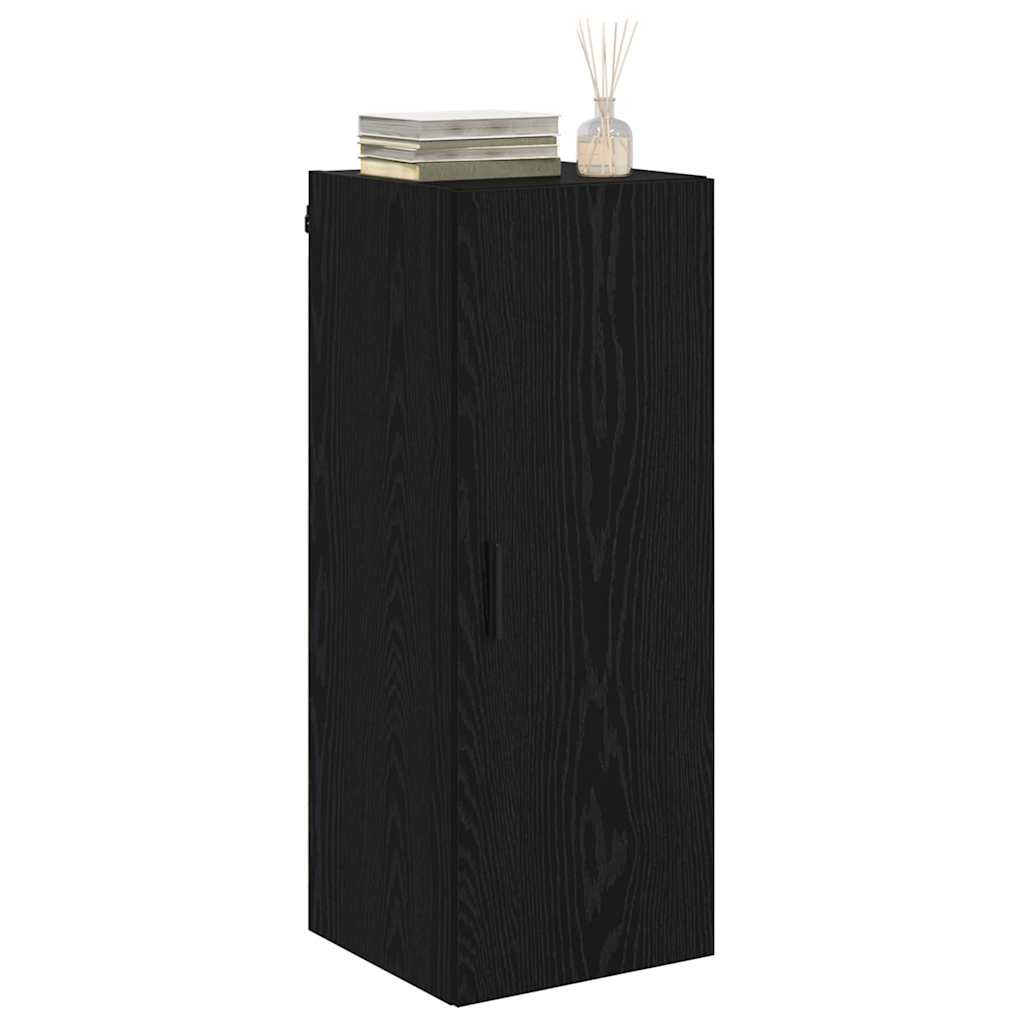 Pensile Rovere Nero 34,5 x 34 x 90 cm Legno multistrato