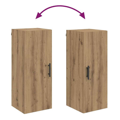 Pensile Rovere artigianale 34,5 x 34 x 90 cm Legno multistrato | homemem39