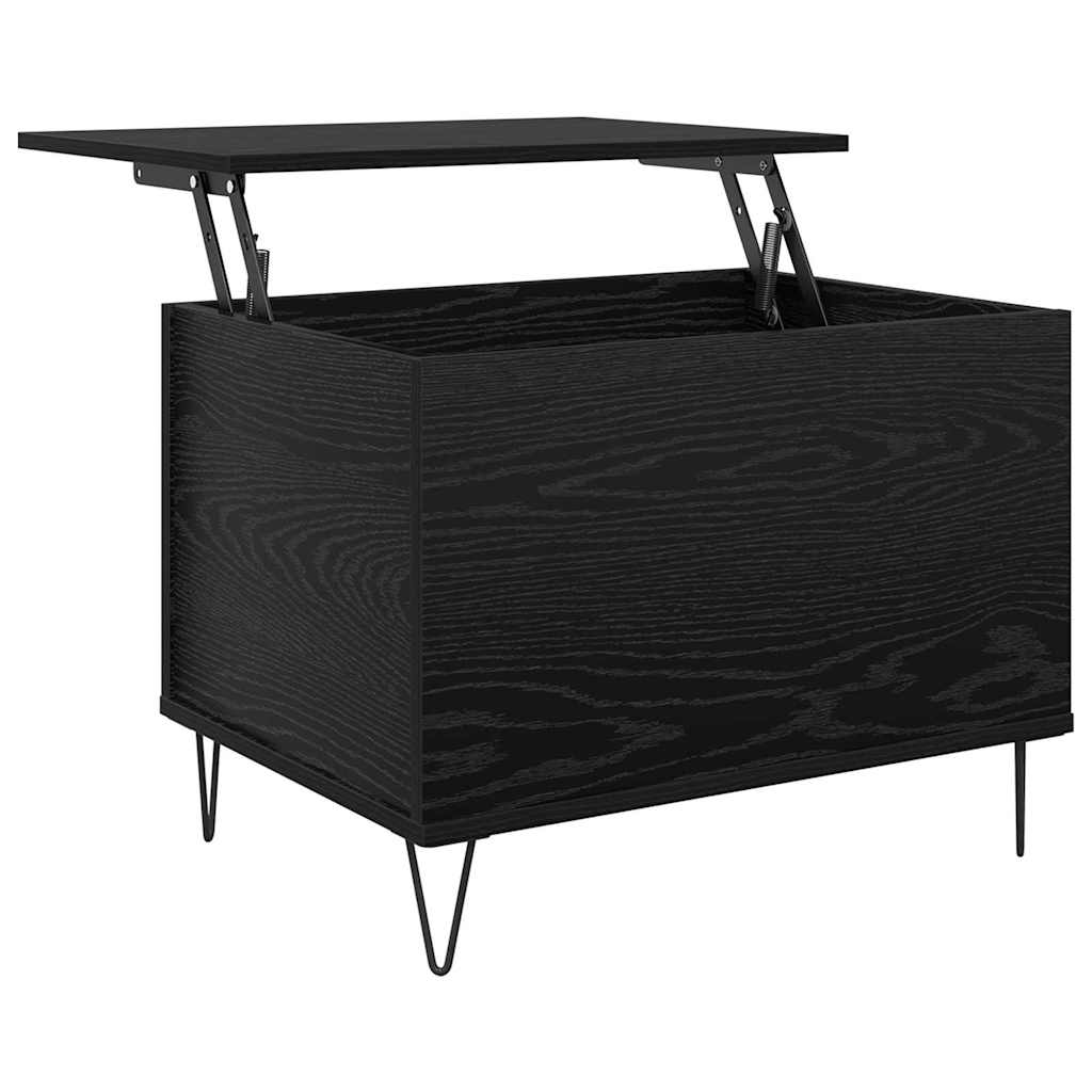 Tavolino da salotto Rovere Nero 60 x 44,5 x 45 cm