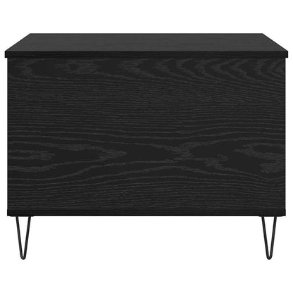 Tavolino da salotto Rovere Nero 60 x 44,5 x 45 cm