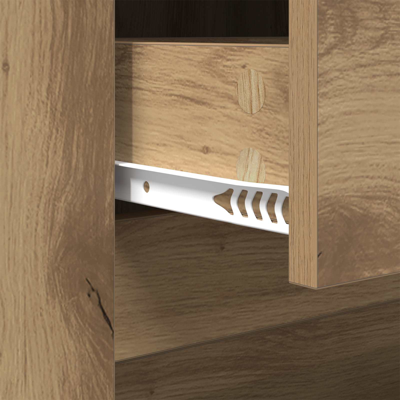 Tavolino da salotto Rovere artigianale 102 x 44,5 x 50 cm | homemem39