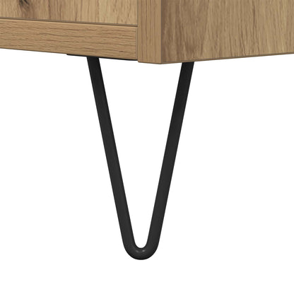 Tavolino da salotto Rovere artigianale 102 x 44,5 x 50 cm | homemem39