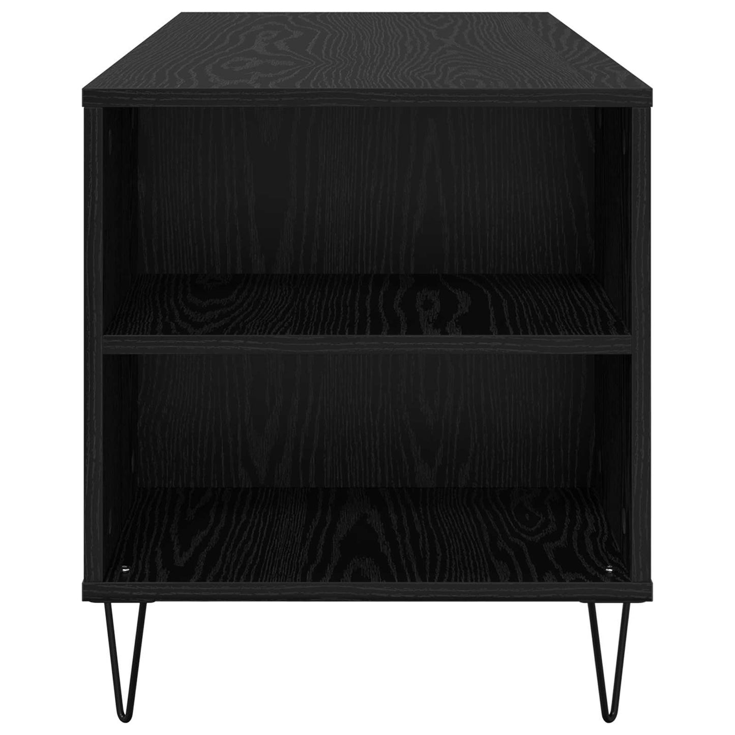 Tavolino da salotto con cassetto Rovere Nero 102 x 44,5 x 50 cm | homemem39