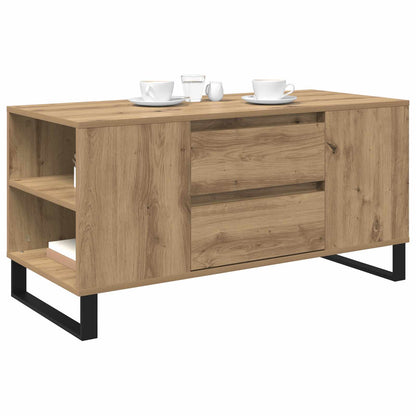 Tavolino da salotto Rovere artigianale 102 x 44,5 x 50 cm | homemem39