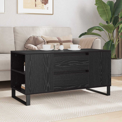 Tavolino da salotto Rovere Nero 102 x 44,5 x 50 cm | homemem39