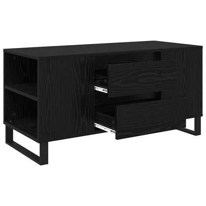 Tavolino da salotto Rovere Nero 102 x 44,5 x 50 cm