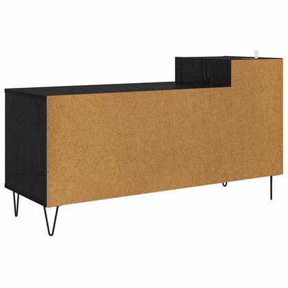Mobile TV Rovere Nero 100 x 35 x 55 cm Legno multistrato