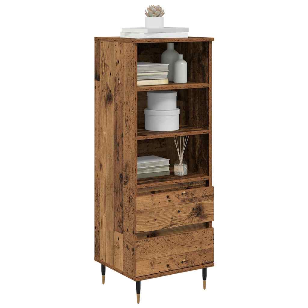 Credenza Legno vecchio 40 x 36 x 110 cm Legno multistrato