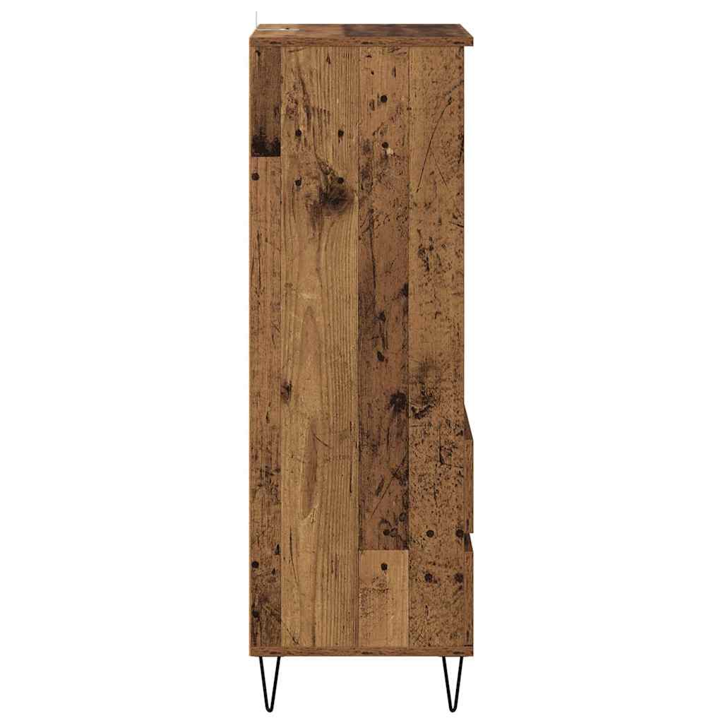 Credenza Legno vecchio 40 x 36 x 110 cm Legno multistrato