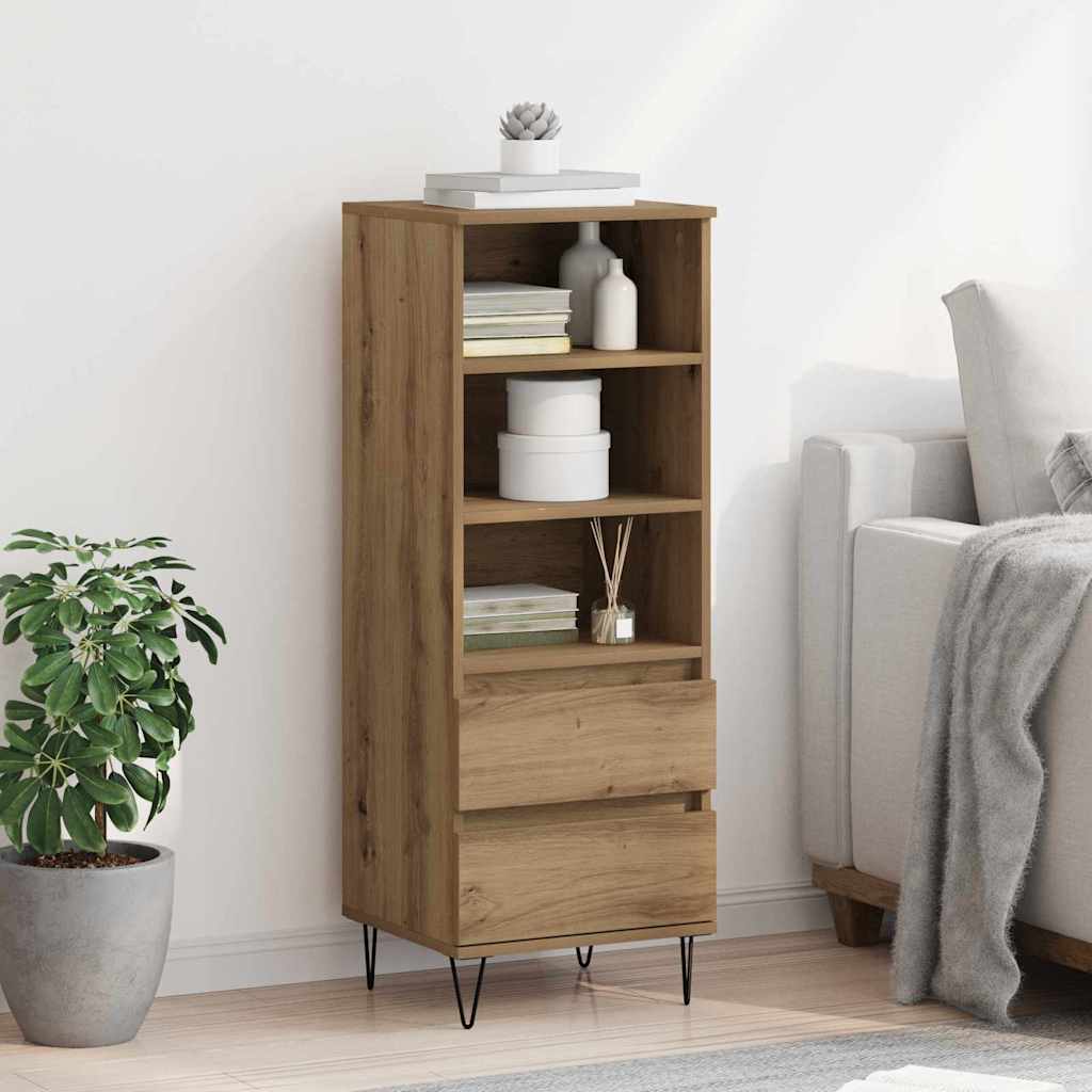 Credenza Rovere artigianale 40 x 36 x 110 cm Legno multistrato