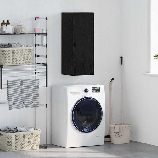 Pensile Rovere Nero 34,5 x 34 x 90 cm Legno multistrato