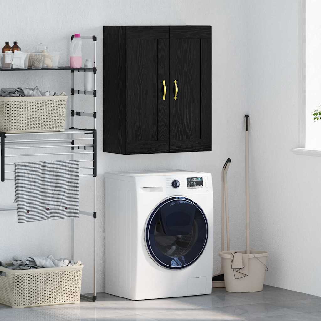 Pensile Rovere Nero 69,5 x 34 x 90 cm Legno multistrato