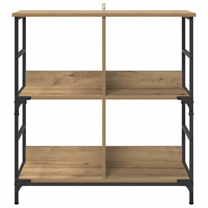 Libreria rovere artigianale 78.5 x 33 x 82 cm Legno multistrato