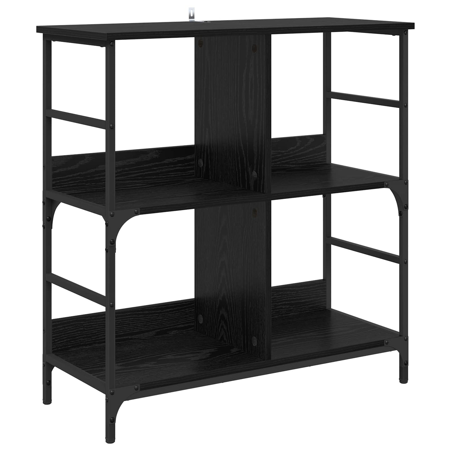 Libreria Rovere nero 78.5 x 33 x 82 cm Legno multistrato | homemem39