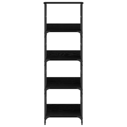 Libreria Rovere Nero 50 x 33 x 153 cm Legno multistrato | homemem39