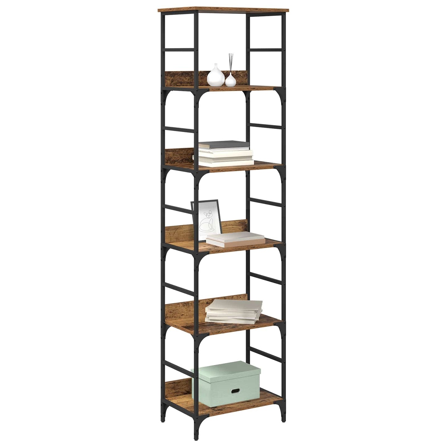 Libreria Legno vecchio 50 x 33 x 188,5 cm Legno multistrato | homemem39