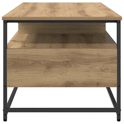 Tavolino da salotto Rovere artigianale 100 x 51 x 45 cm