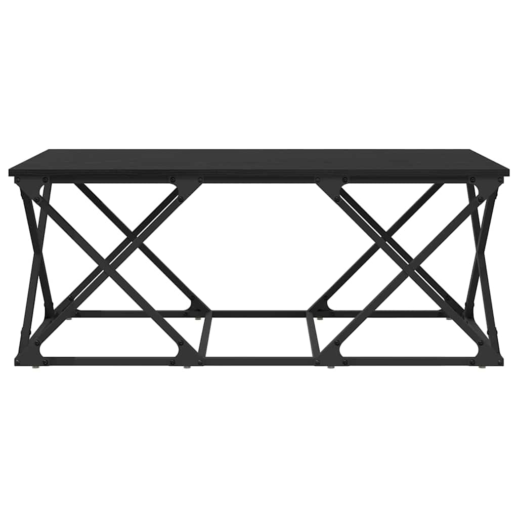 Tavolino da salotto Rovere Nero 100 x 49 x 40 cm