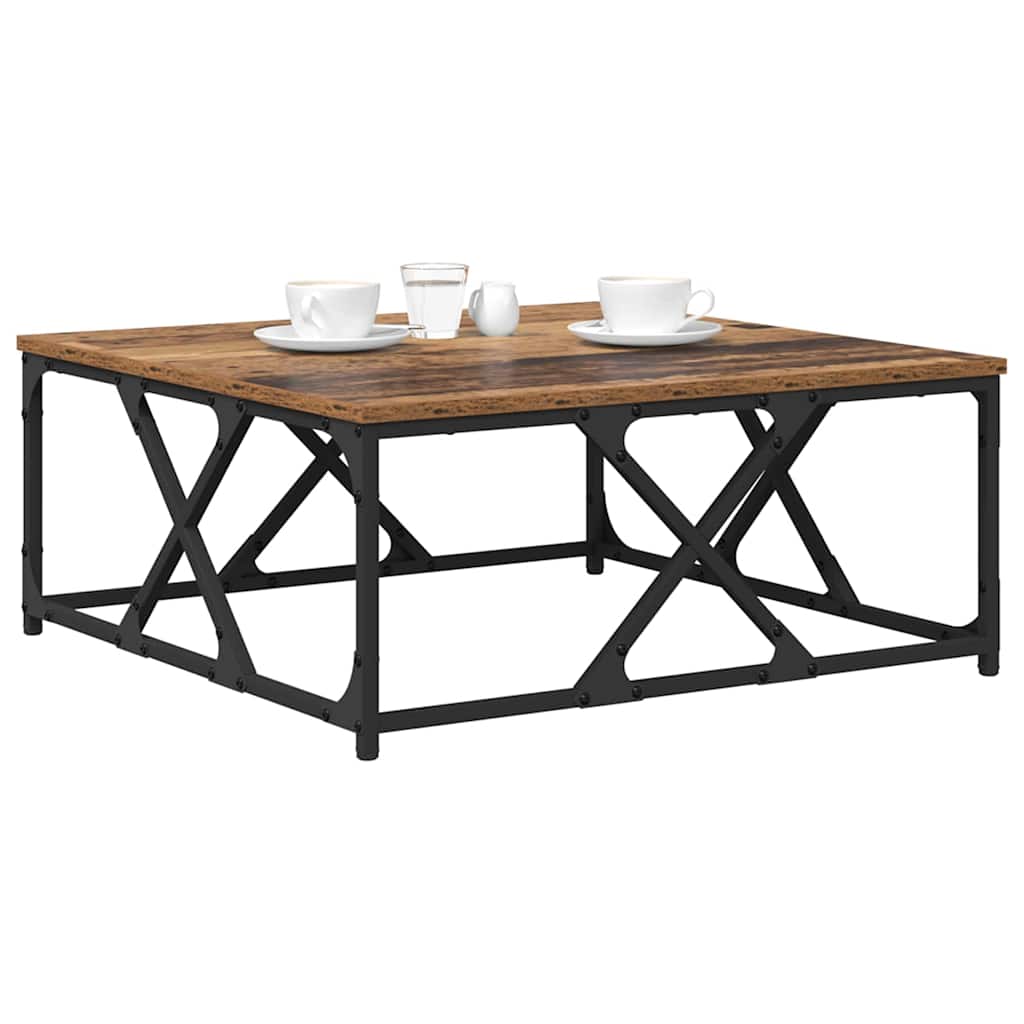 Tavolino da salotto Legno vecchio 70 x 70 x 30 cm