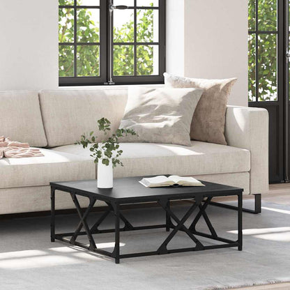 Tavolino da salotto Rovere Nero 70 x 70 x 30 cm