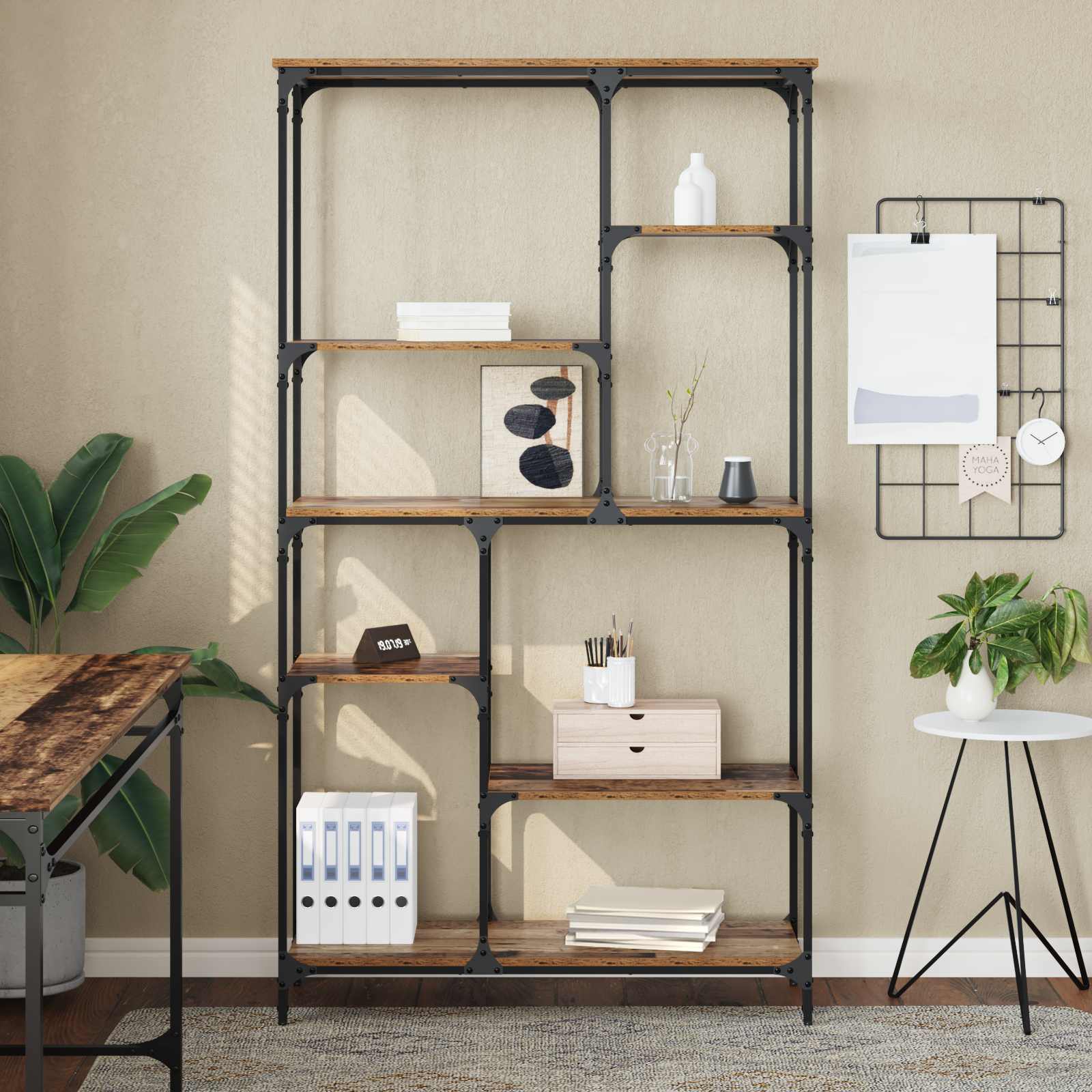 Libreria Legno vecchio 99 x 35,5 x 176 cm Legno multistrato | homemem39