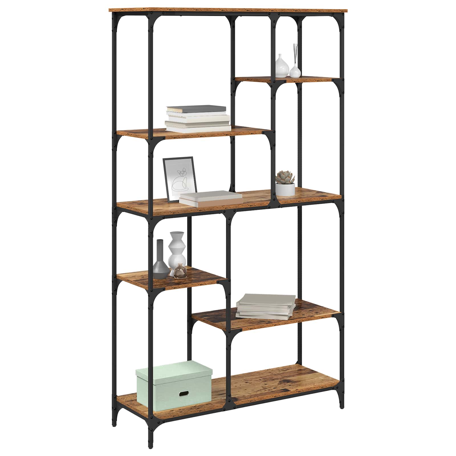 Libreria Legno vecchio 99 x 35,5 x 176 cm Legno multistrato | homemem39