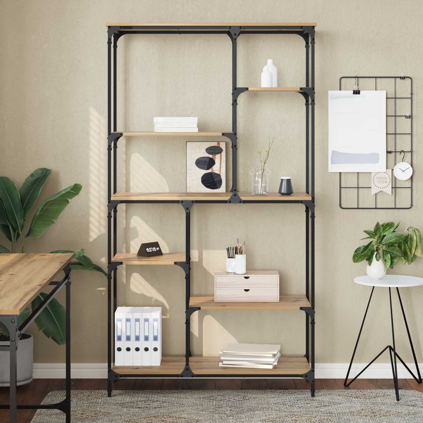 Libreria 5 livelli 99 x 35,5 x 176 cm Legno multistrato | homemem39