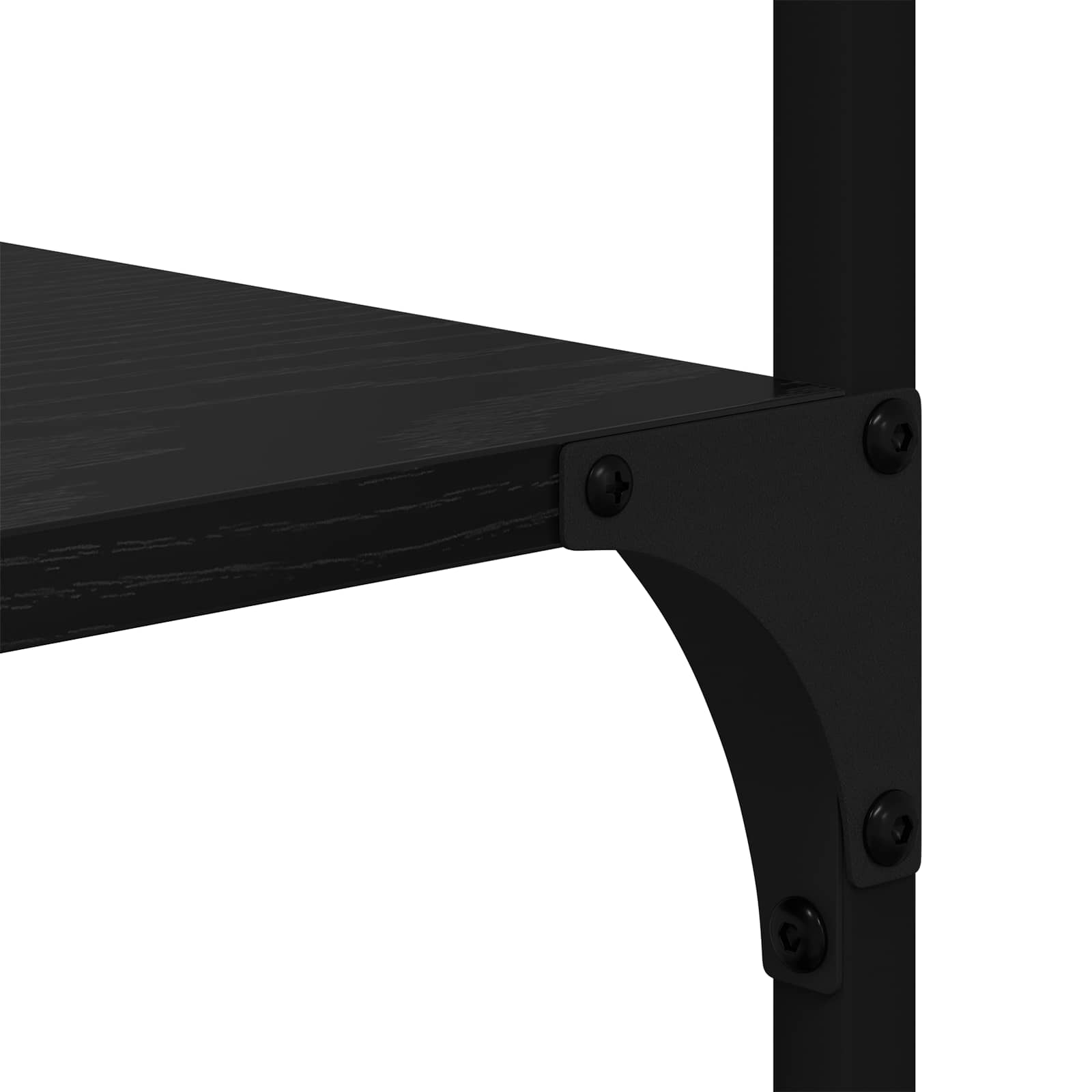 Libreria Rovere Nero 99 x 35,5 x 176 cm Legno multistrato | homemem39