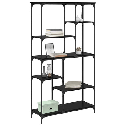 Libreria Rovere Nero 99 x 35,5 x 176 cm Legno multistrato | homemem39