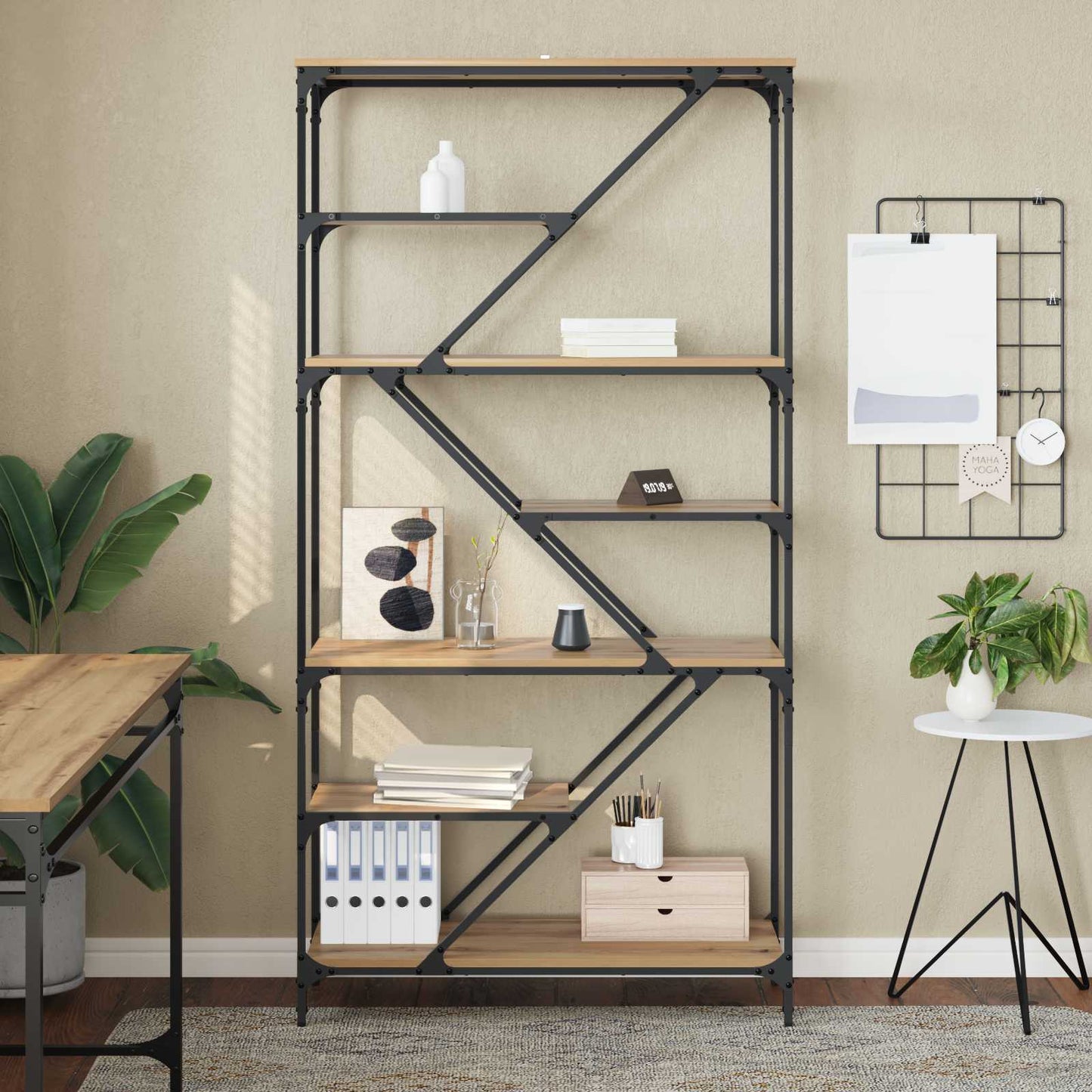 Libreria 9 livelli 91 x 36 x 176 cm Legno multistrato | homemem39
