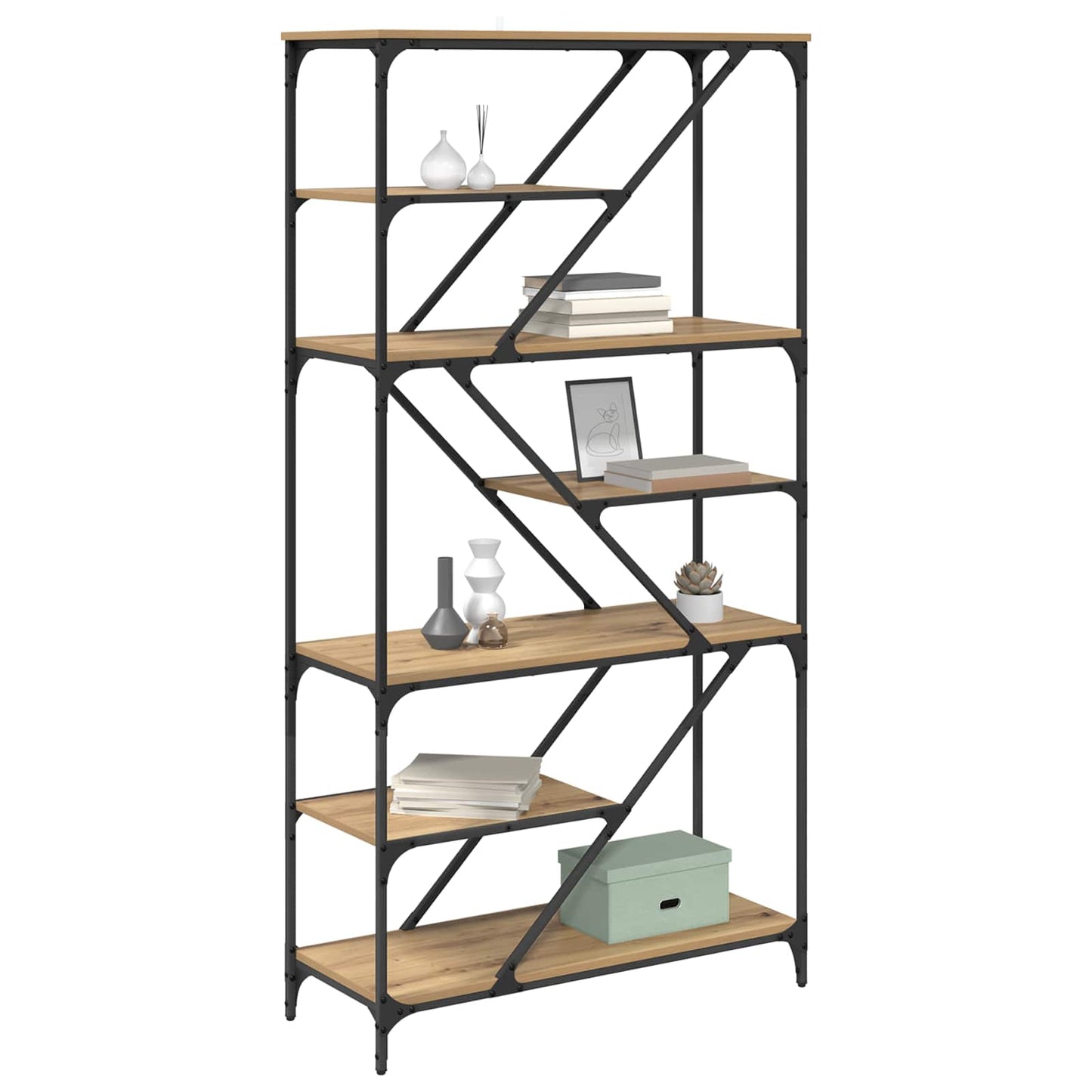 Libreria 9 livelli 91 x 36 x 176 cm Legno multistrato | homemem39