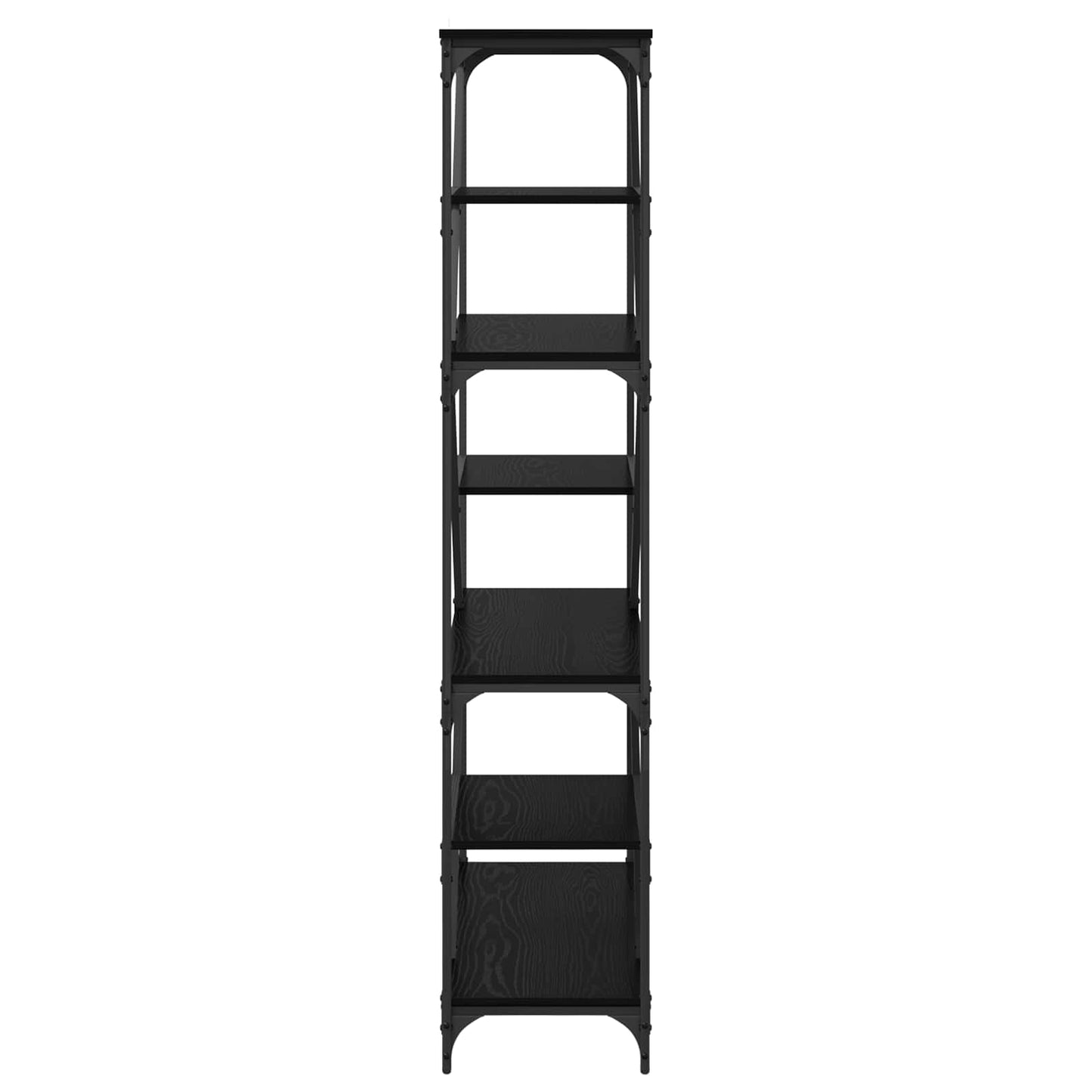 Libreria Rovere Nero 91 x 36 x 176 cm Legno multistrato | homemem39